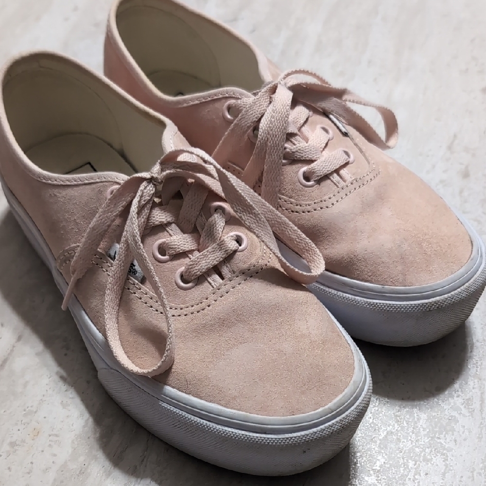 Women's Pink Suede Sneakers